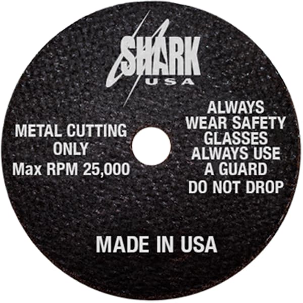 Shark Industries 3"x1/16"x3/8" Cut-off Wheels 50 Pk 54 Grit 12705 - main